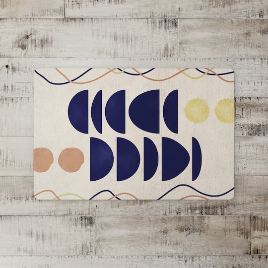 Mod Stacked Shapes 27" x 18" Floor Mat